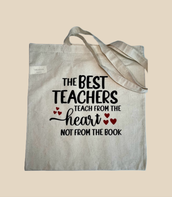 Teachers Teach from the Heart Totes